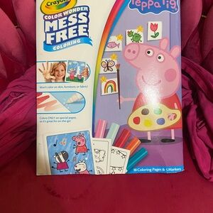 Crayola Color Wonder Peppa Pig Set with Blue and Pink